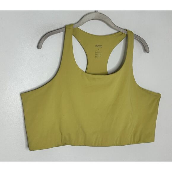 Girlfriend Collective Mustard Sports Bra - Picture 2 of 7